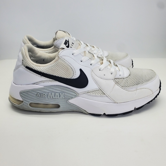 Nike Shoe Men's 12 Air Max Excee Sneakers CD4165-100 White & Black - Picture 12 of 16